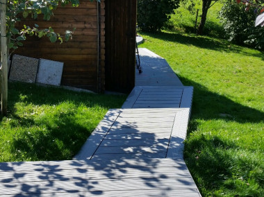 AVANT / APRES TERRASSE EN COMPOSITE DE 80m2 SUR ANNECY LE VIEUX