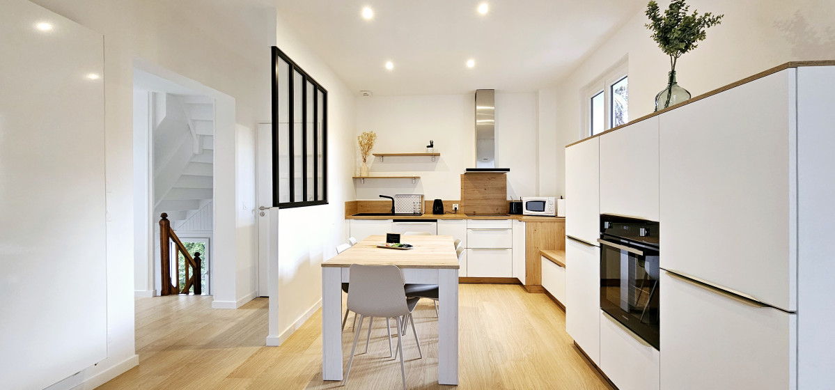Rénovation et transformation maison av de Novel ANNECY avec création de 2 appartements indépendants